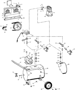 Part Location Diagram of PU006500BK Campbell Hausfeld Motor Pulley